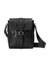 Gucci Small Jumbo Gg Messenger Bag In Black