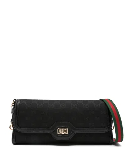 Gucci Small Luce Shoulder Bag In Black