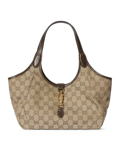 Gucci Small Market Shopping Bag In Brown