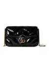 Gucci Small Marmont Crossbody Bag In Black