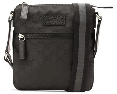 Pre-owned Gucci Small Messenger Gg Monogram Black In Multi