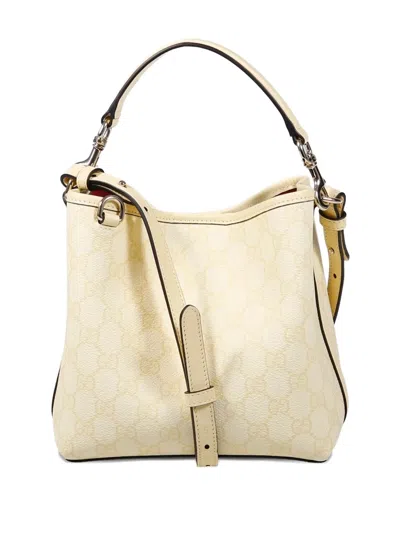 Gucci Small Monogram Tote Bag In Yellow