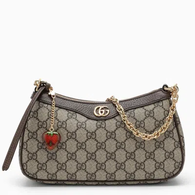 Gucci Small Ophidia Bag With Key Ring In Gray