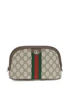 Gucci Small Ophidia Double G Zip-fastening Bag In Neutral