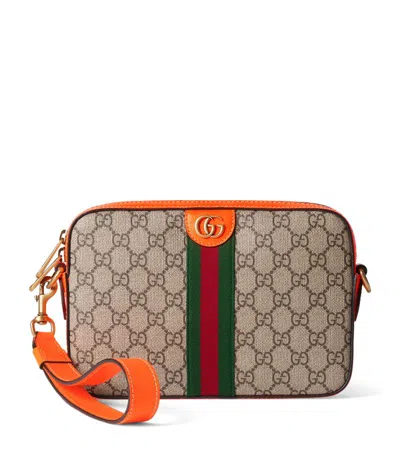 Gucci Small Ophidia Gg Cross-body Bag In Animal Print