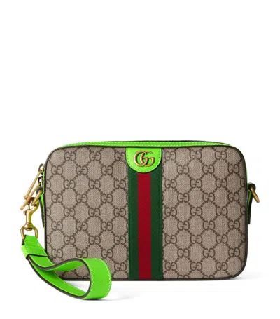 Gucci Small Ophidia Gg Cross-body Bag In Beige