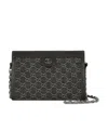 Gucci Small Ophidia Gg Shoulder Bag In Black