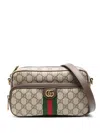Gucci Small Ophidia Messenger Bag In Neutrals
