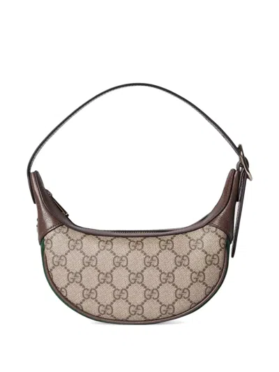 Gucci Small Ophidia Shoulder Bag In Neutral
