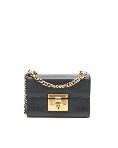 Gucci Small Padlock Bag In Black