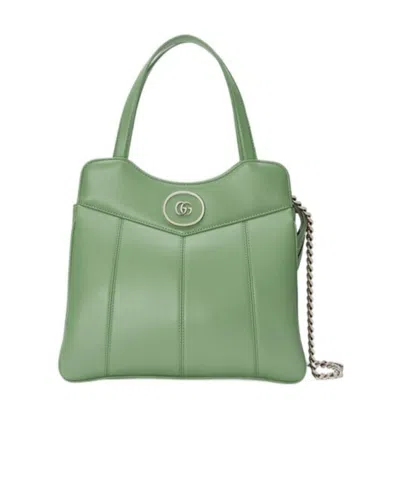 Gucci Small Petite Gg Tote Bag In Green