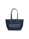 Gucci Women Denim Totissima Reversibile Shopping Bag In Neutral