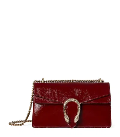 Gucci Dionysus Leather Shoulder Bag In Rosso Ancora