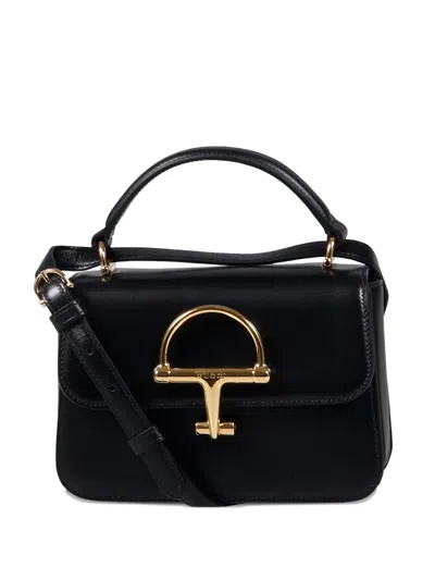 Gucci Small Siena Snaffle Tote Bag In Black