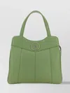 Gucci Small Structured Leather Handbag With Top Handles