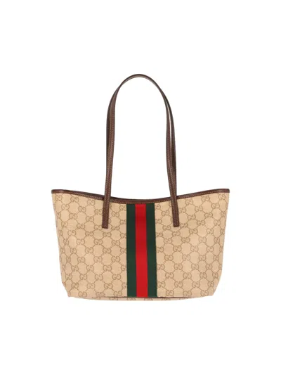 Gucci Small Tote Bag "tribeca" In Brown