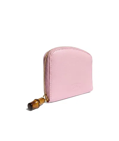 Gucci Small Wallet With Bamboo In Pink