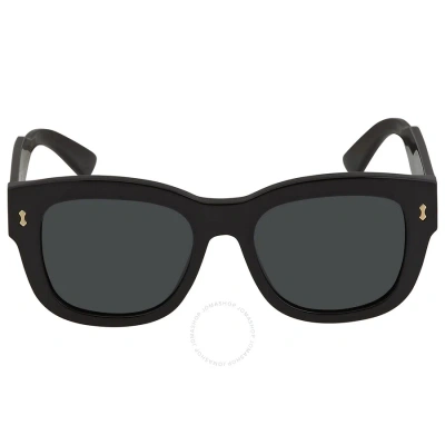 Gucci Smoke Square Men's Sunglasses Gg1110s 001 53 In Black