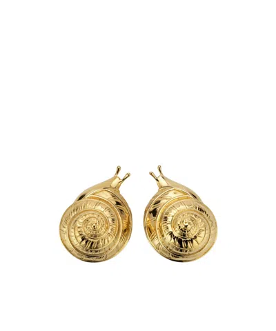 Gucci Snail-shaped Earrings In Gold