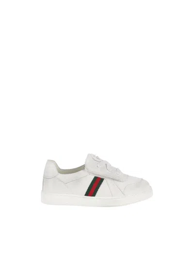 Gucci Sneaker Leather, R.s. Vit.napp In Silver