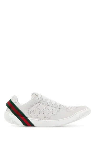 Gucci Horsebit Macassar Leather Loafer White In Multi