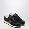 Gucci Sneaker Re-motion In Black Gg Fabric Men In Black