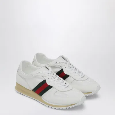 GUCCI GUCCI SNEAKER RE-MOTION IN WHITE GG FABRIC MEN