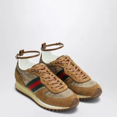 GUCCI GUCCI SNEAKER RE-MOTION LIGHT BROWN WOMEN