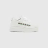 Gucci Sneaker With Interlocking G In White