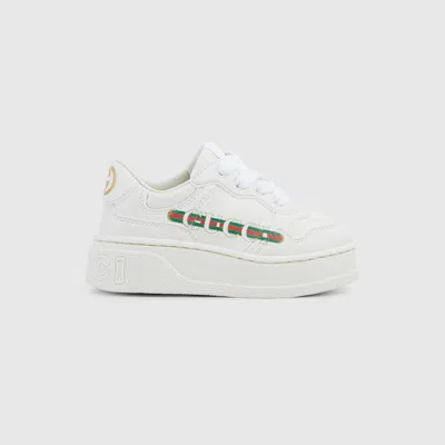 Gucci Babies' Sneaker With Interlocking G In White