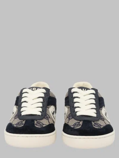 Gucci Unisex Kids Logo Sneaker In Black