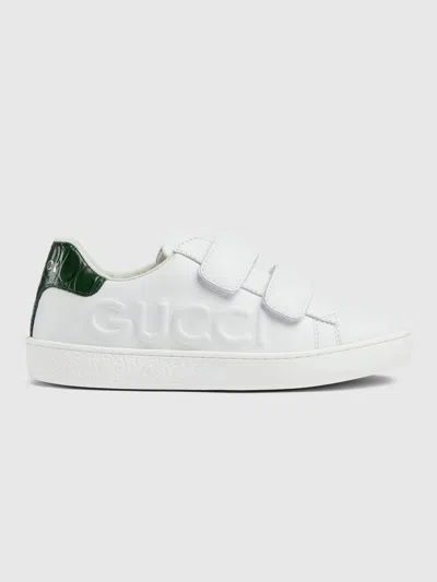 Gucci Kids' Sneakers Ace In White