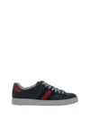 Gucci Sneakers In Black/brb/hi.red