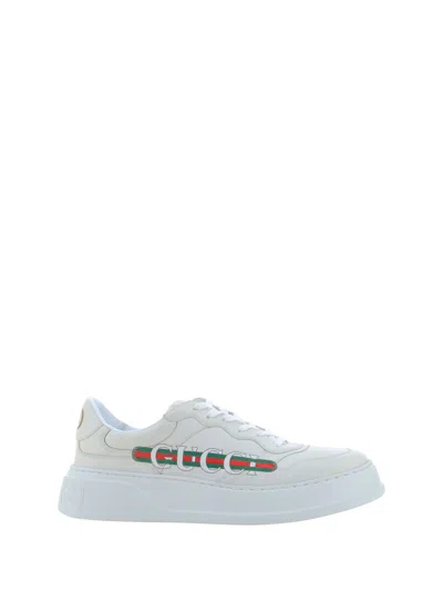 Gucci Trainers In Great White/gr.white