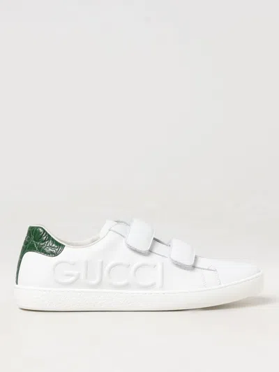 Gucci Kids' Sneakers Ace In White