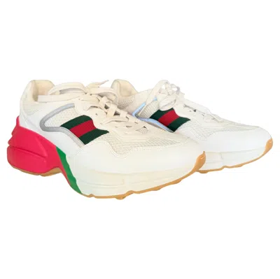 Pre-owned Gucci Sneakers  Rhyton Epilogue It 40 In Sand