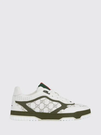 Gucci Sneakers Men Grey In White