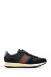 Gucci Sneaker Re-motion In Black Gg Fabric Men In Black