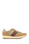 Gucci Re-motion Low-top Sneakers In Sand