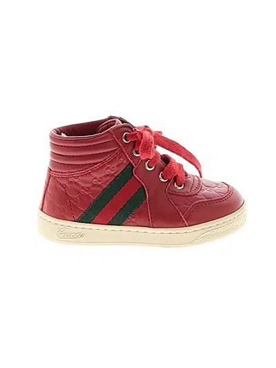 Pre-owned Gucci Kids' Sneakers In Red
