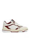 Gucci Ivoire/gr.wh/ro.an/g Kids' Re-web Leather Low-top Trainers Eur 29 / 11 Uk In Undefined
