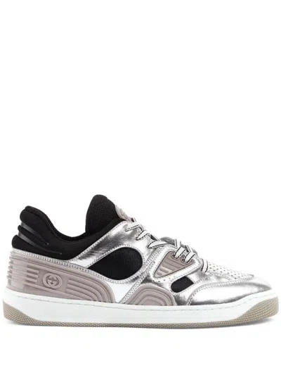 Gucci Sneakers In Silver/bla