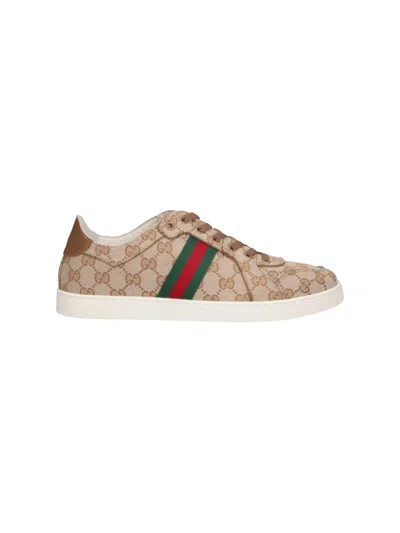 Gucci Stretch Gg Canvas Low-top Sneakers In Multi