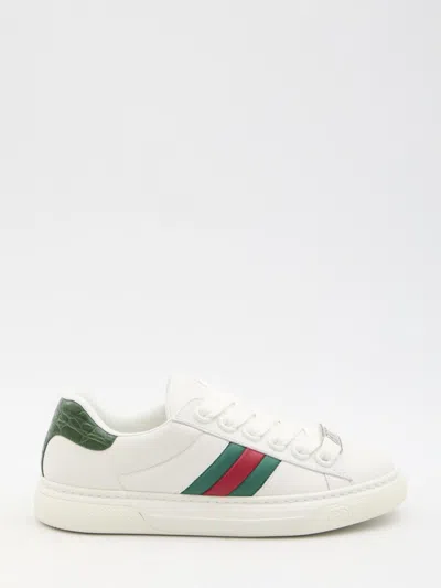 Gucci Ace Sneakers In White