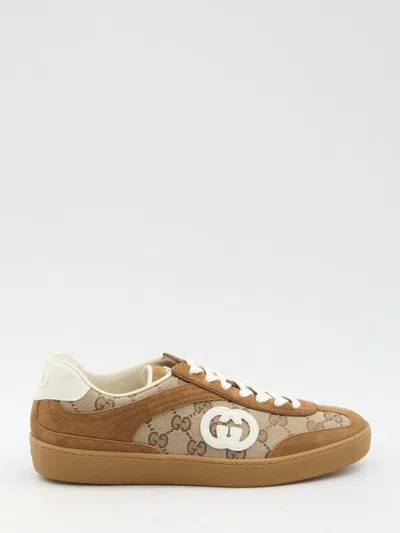 Gucci Sneakers With Incrocio Gg