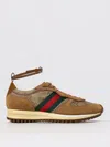 Gucci Sneakers Woman Beige In Brown