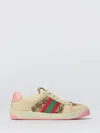 Gucci Screener Leather Sneakers In Multi