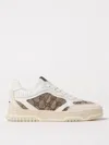 Gucci Re-web Leather And Original Gg Fabric Sneakers