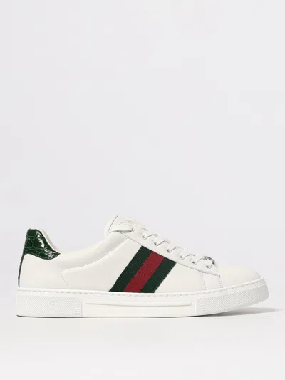 Gucci Sneakers Woman White In Pattern