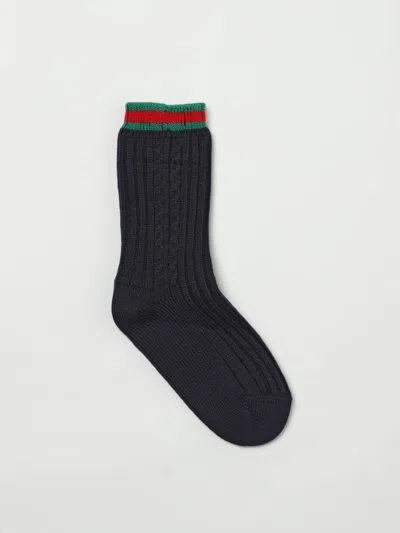 Gucci Socken  Kinder Farbe Blau In Black